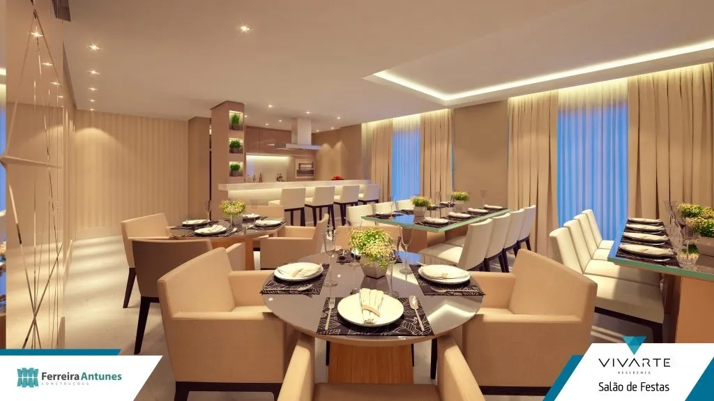 Vivarte Residence: Salão de festas